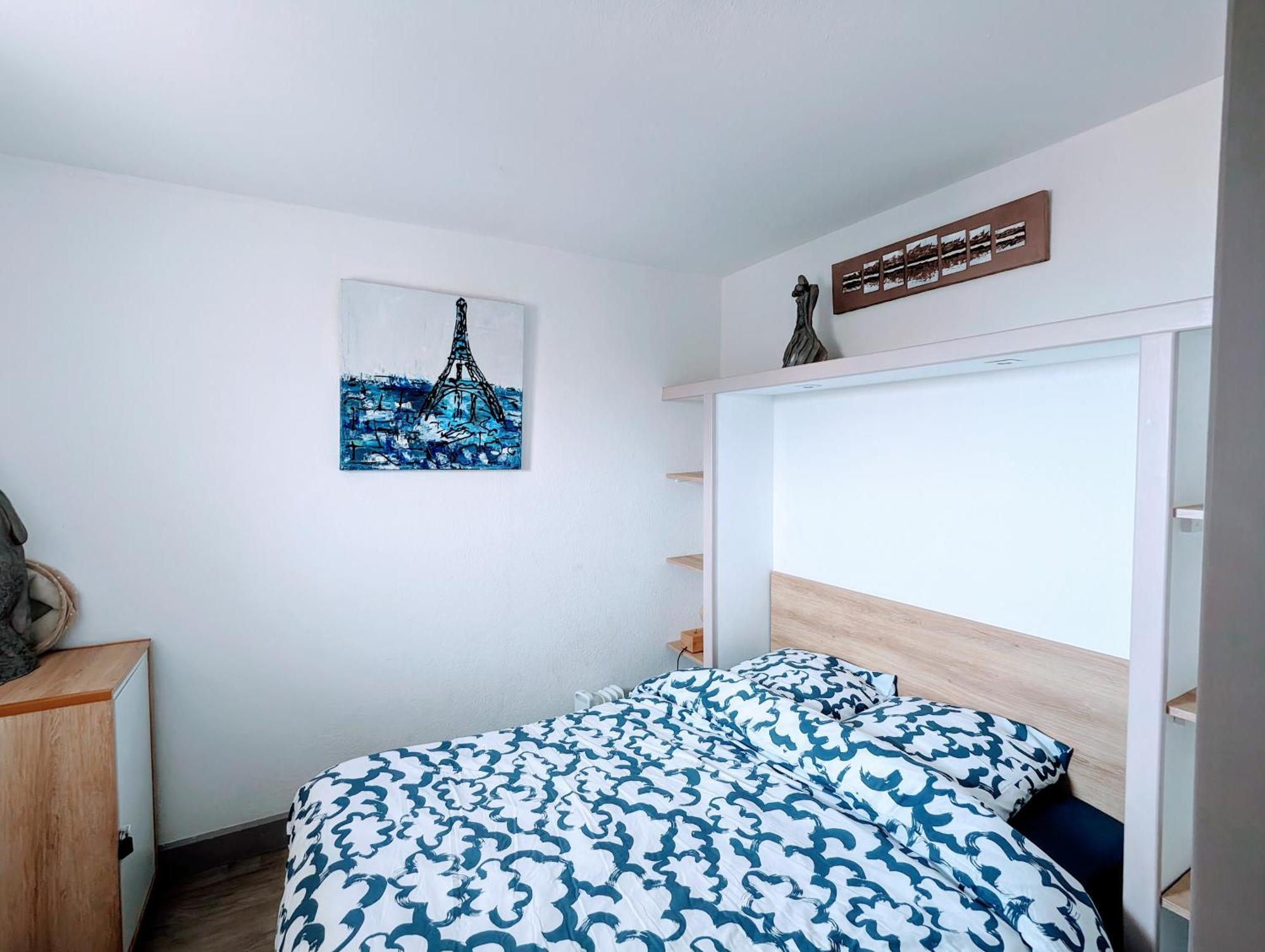 T2 climatisé vue sur mer, WIFI, piscine et parking Sète Exterior foto