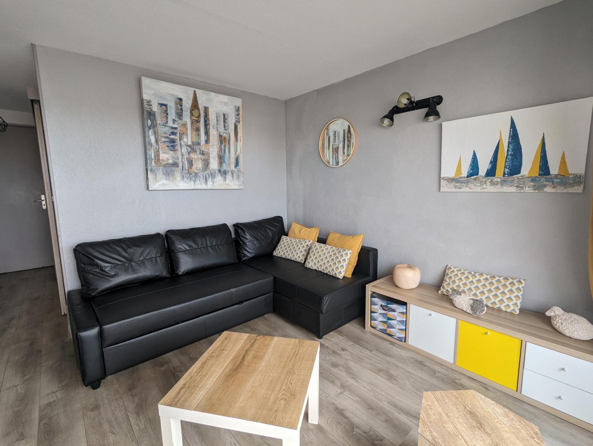 T2 climatisé vue sur mer, WIFI, piscine et parking Sète Exterior foto